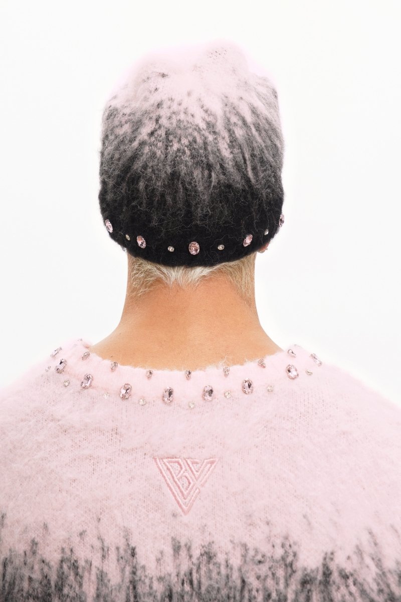 Triage Mohair Black Beanie - Valabasas