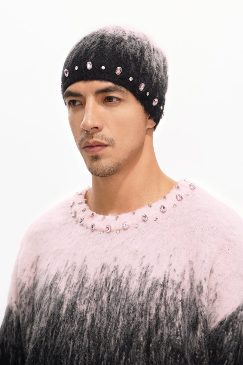 Triage Mohair Black Beanie - Valabasas