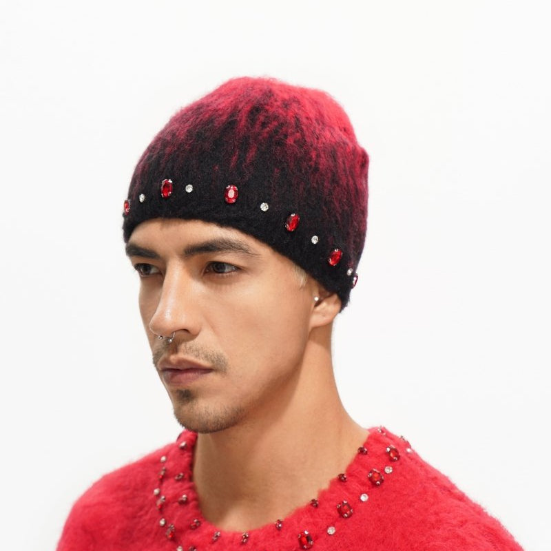 Triage Mohair Red Beanie - Valabasas