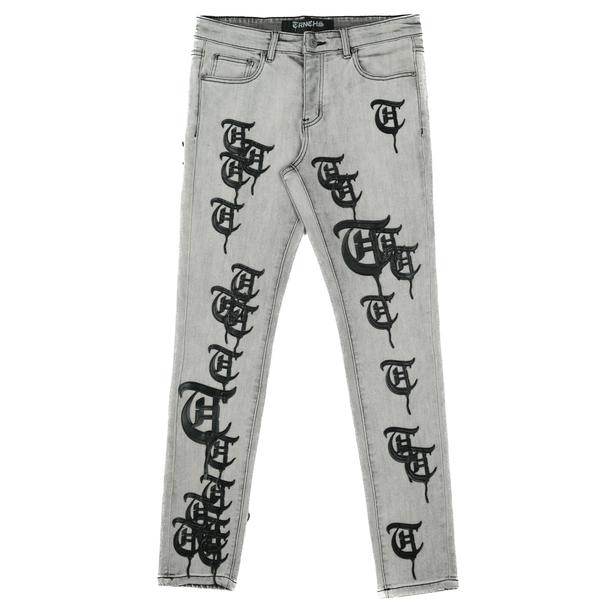 Trnchs Kalib Light Grey Wash Denim