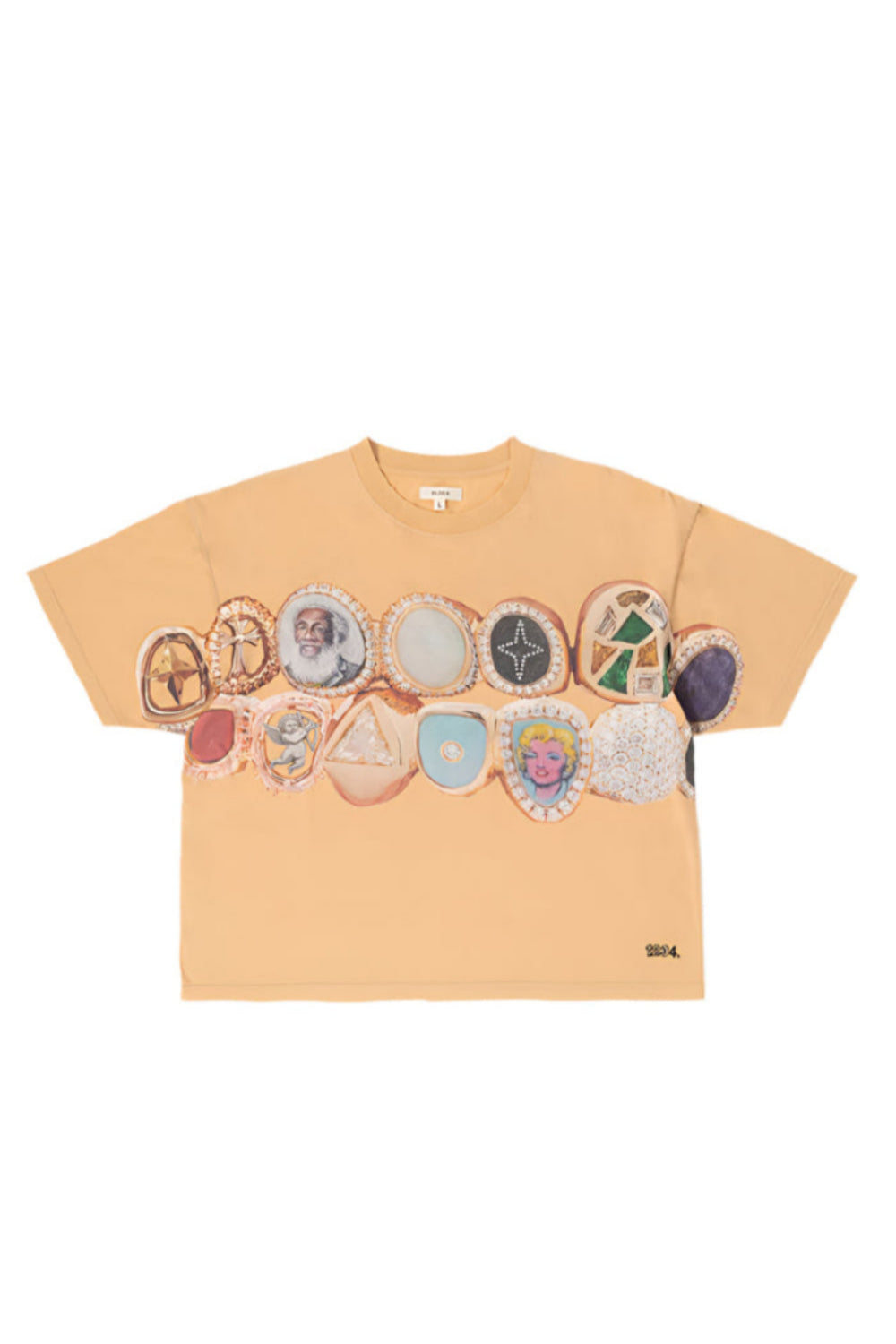 Bldg4 "Grills Ss Knit" T-Shirt - Orange