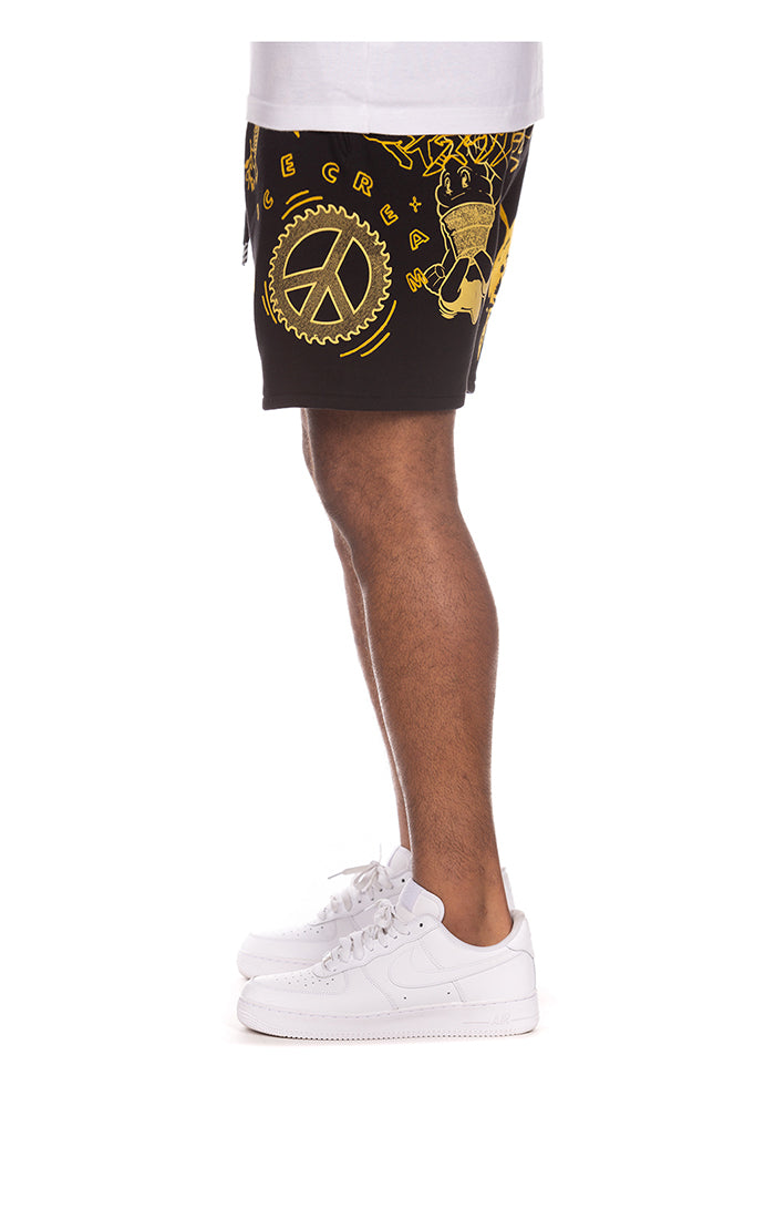 SCOOP SWEATSHORTS BLACK