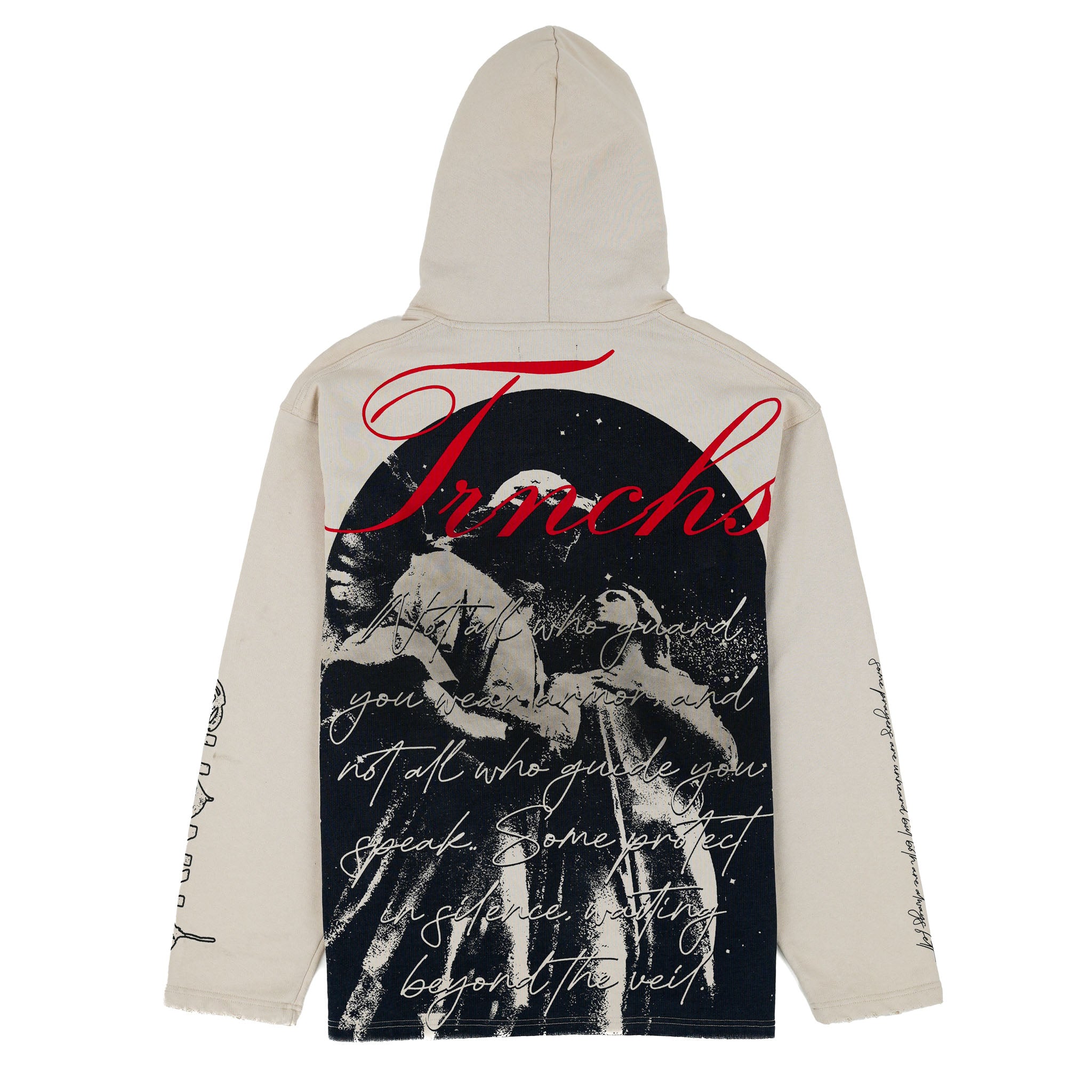 Guided By Ghosts White Hoodie