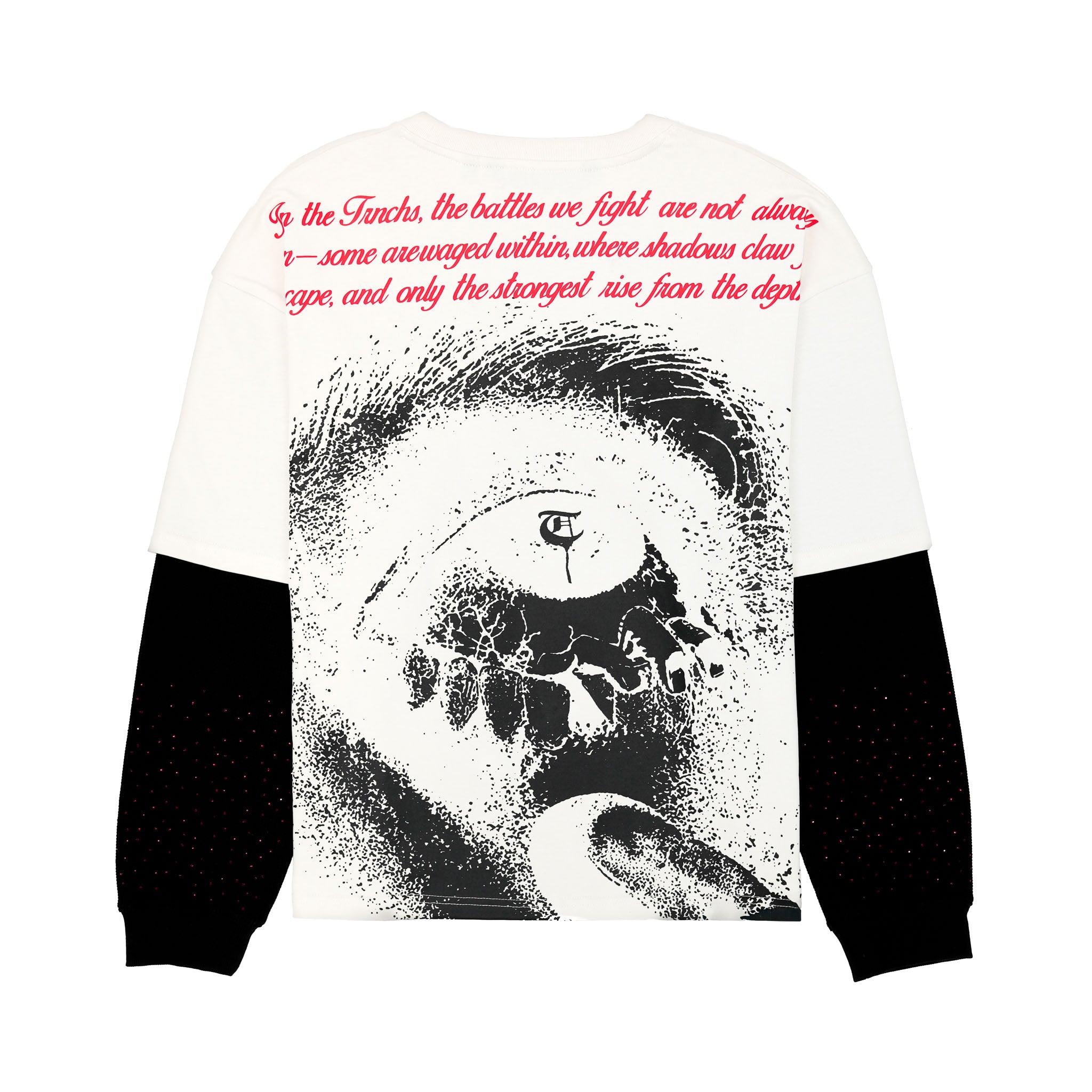 Trnchs "Within in Depths" T-Shirt - Black Sleeves