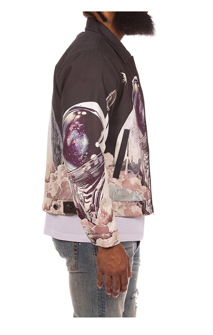 Billionaire Boys Club "Flight" Jacket - Astronaut Print