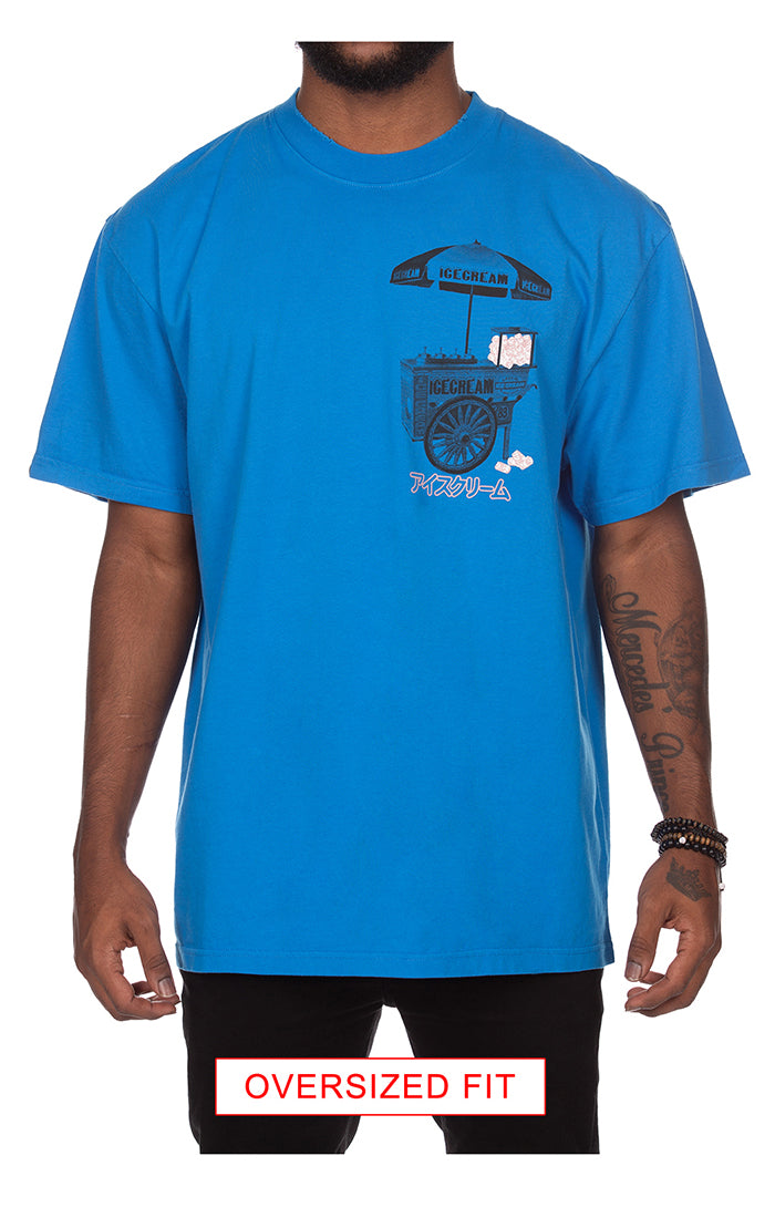 Ice Cream The Cart Men's T-Shirt - Oversized Fit