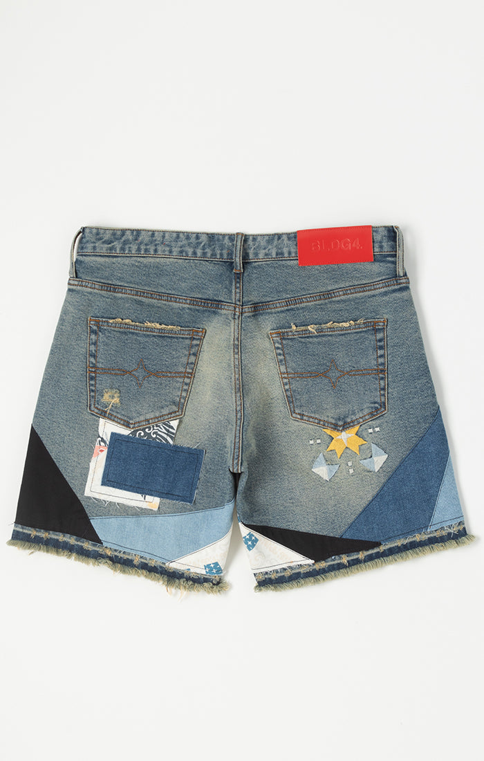 Bldg4 Patchwork Shorts