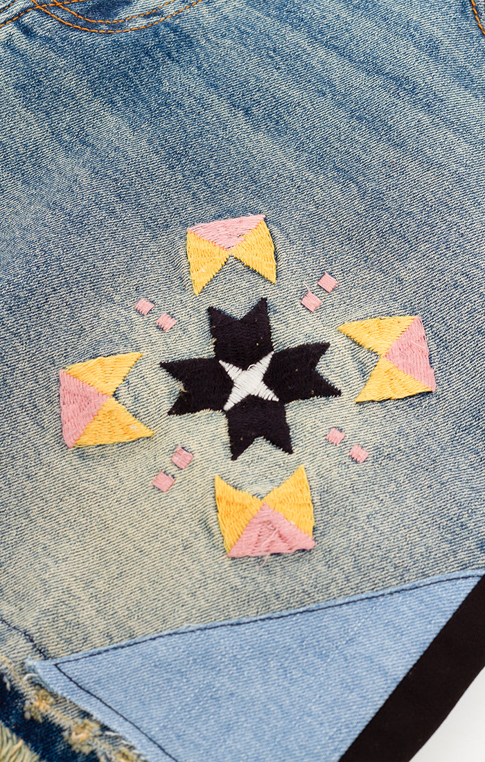 Bldg4 Patchwork Shorts