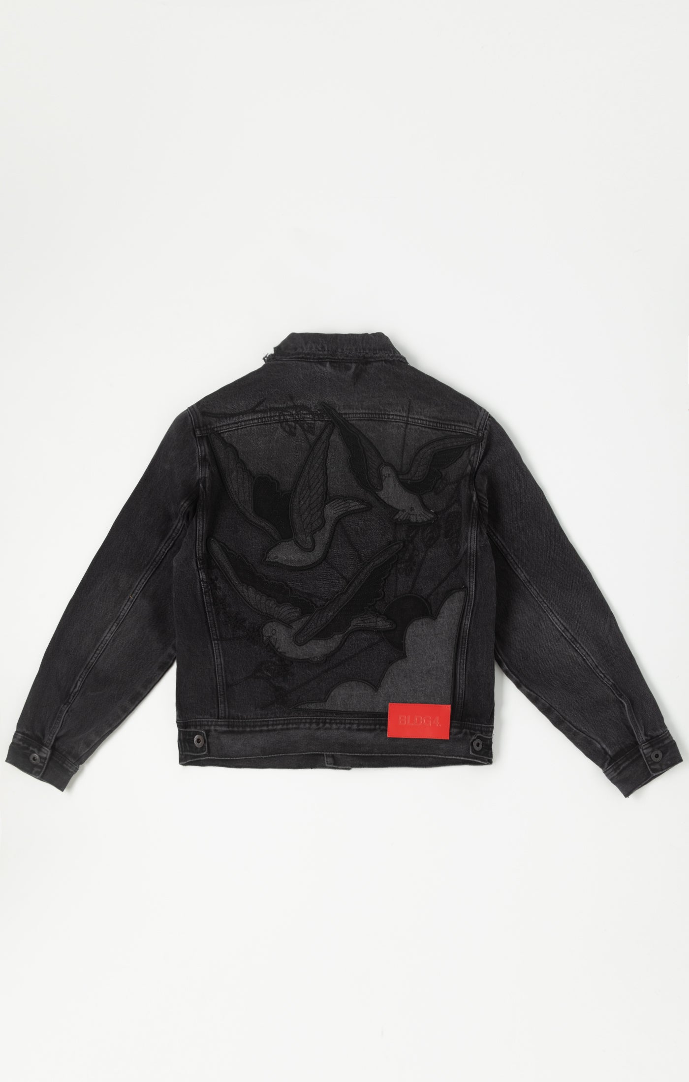 Bldg4 Black Trucker Jacket