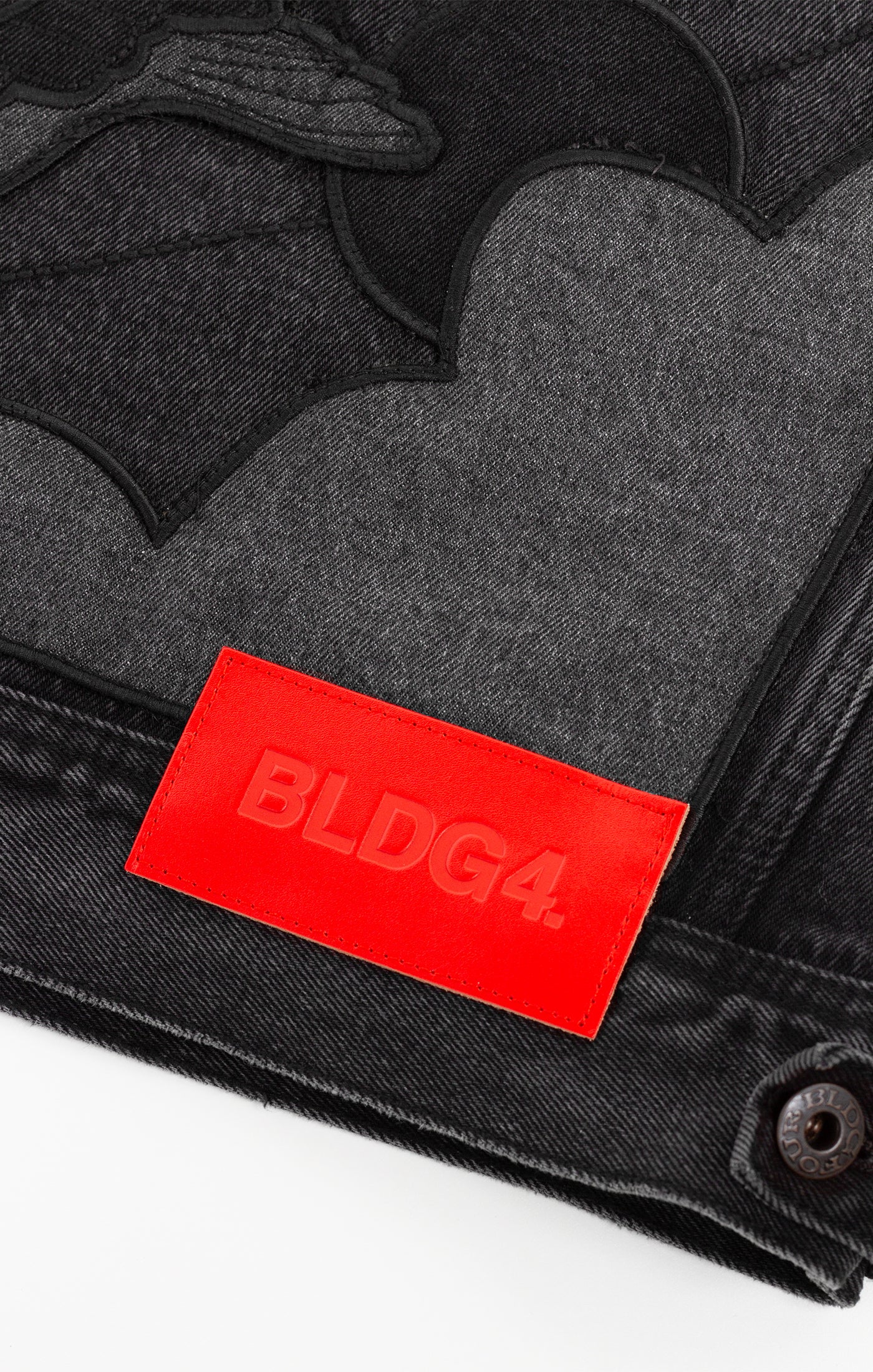 Bldg4 Black Trucker Jacket
