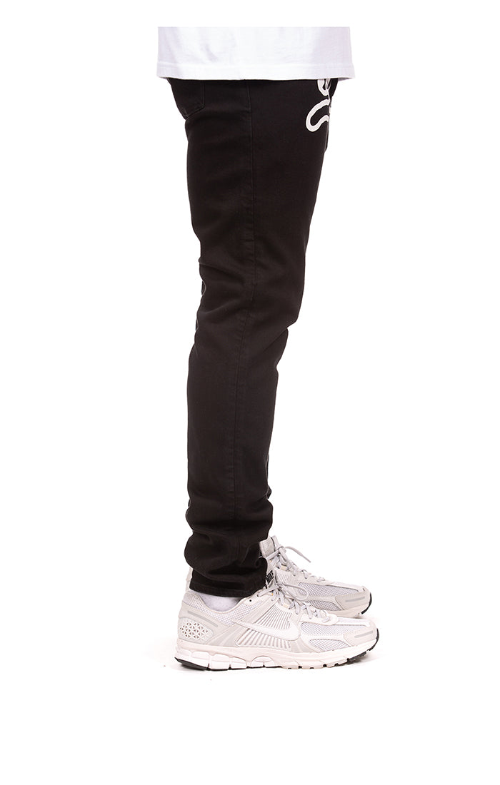 Ice Cream Blackout Jeans Men's Denim - Black