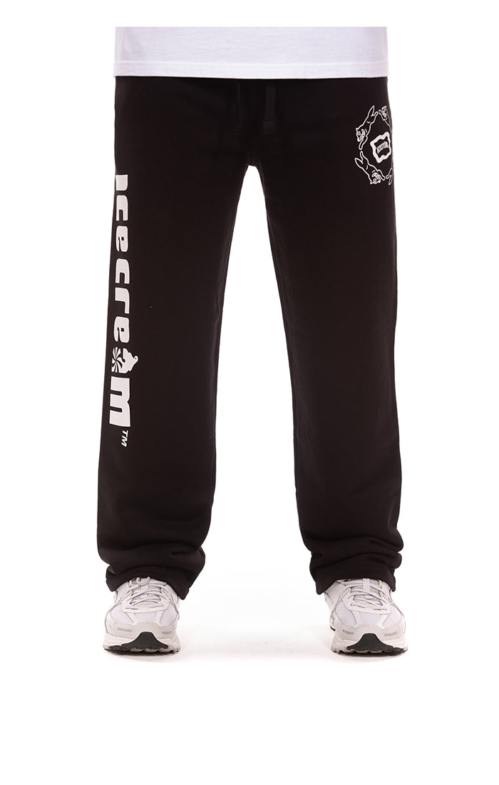 Ice Cream Vertical Sweatpants Men - Black