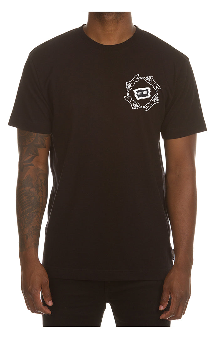Ice Cream Dairy Ss Tee Men's T-Shirt - Black