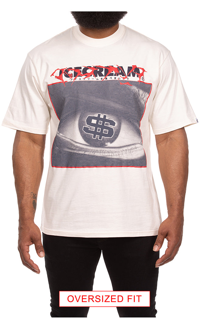 Ice Cream Eyescream Ss Knit Men's T-Shirt - White