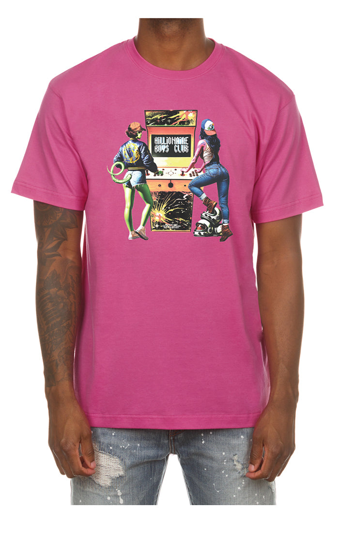 Billionaire Boys Club 2 Player Tee Men's T-Shirt - Pink