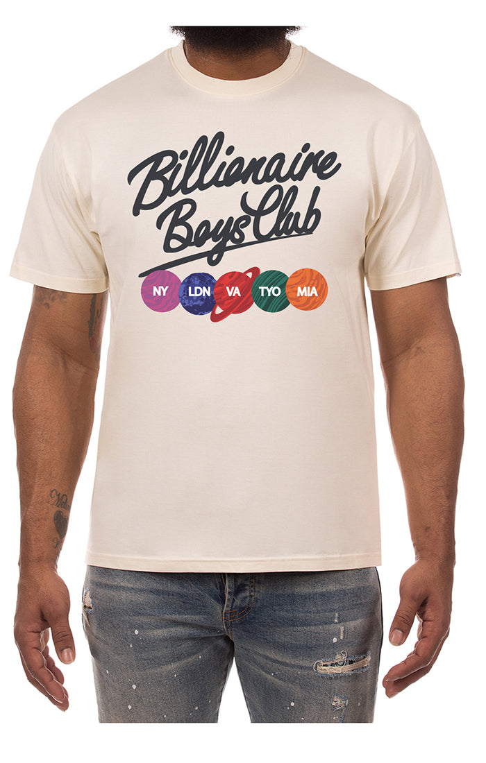 Billionaire Boys Club Align Ss Tee Men's T-Shirt - Beige