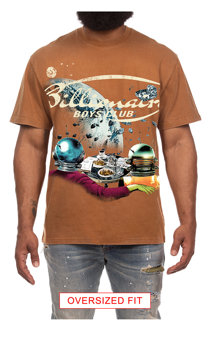 Billionaire Boys Club Asteroids Ss Knit Men's T-Shirt - Brown