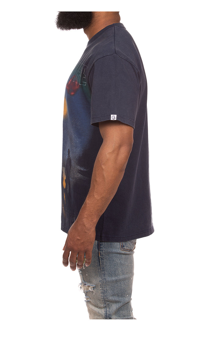 Billionaire Boys Club Bb Mist Ss Knit Men's T-Shirt - Navy