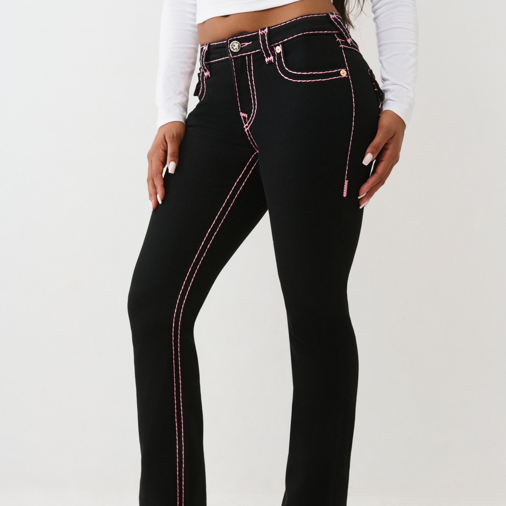 True Religion Becca Boot Flap Sup T Women's Jeans - Black