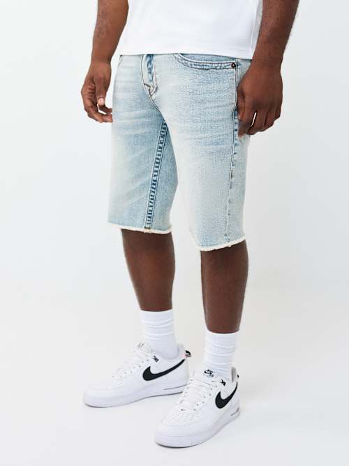 True Religion Flap Shorts - Frayed Hem