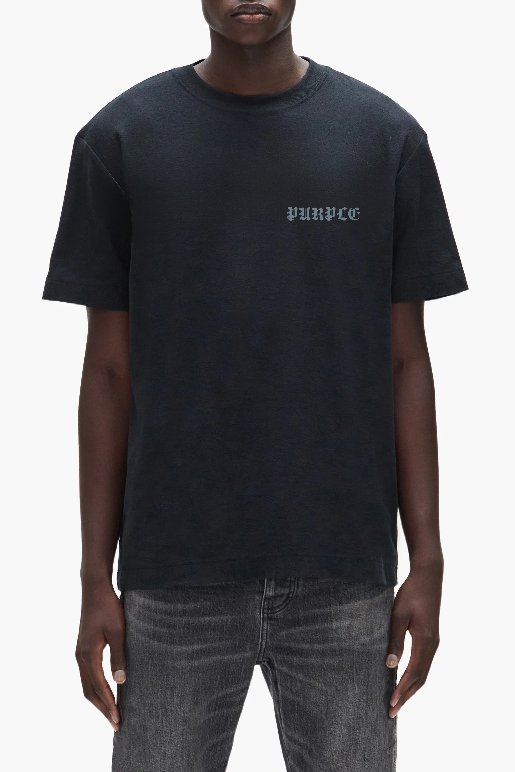 PURPLE BRAND “Textured Jersey” Short Sleeve Tee