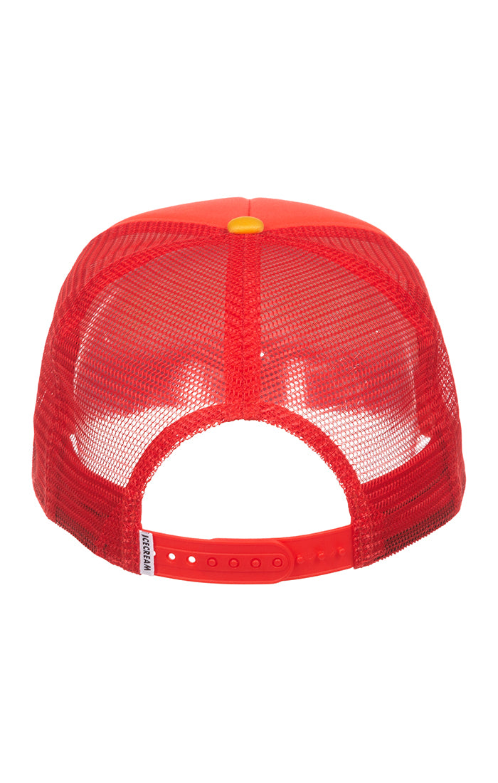 Ice Cream Trucker Hat - Red