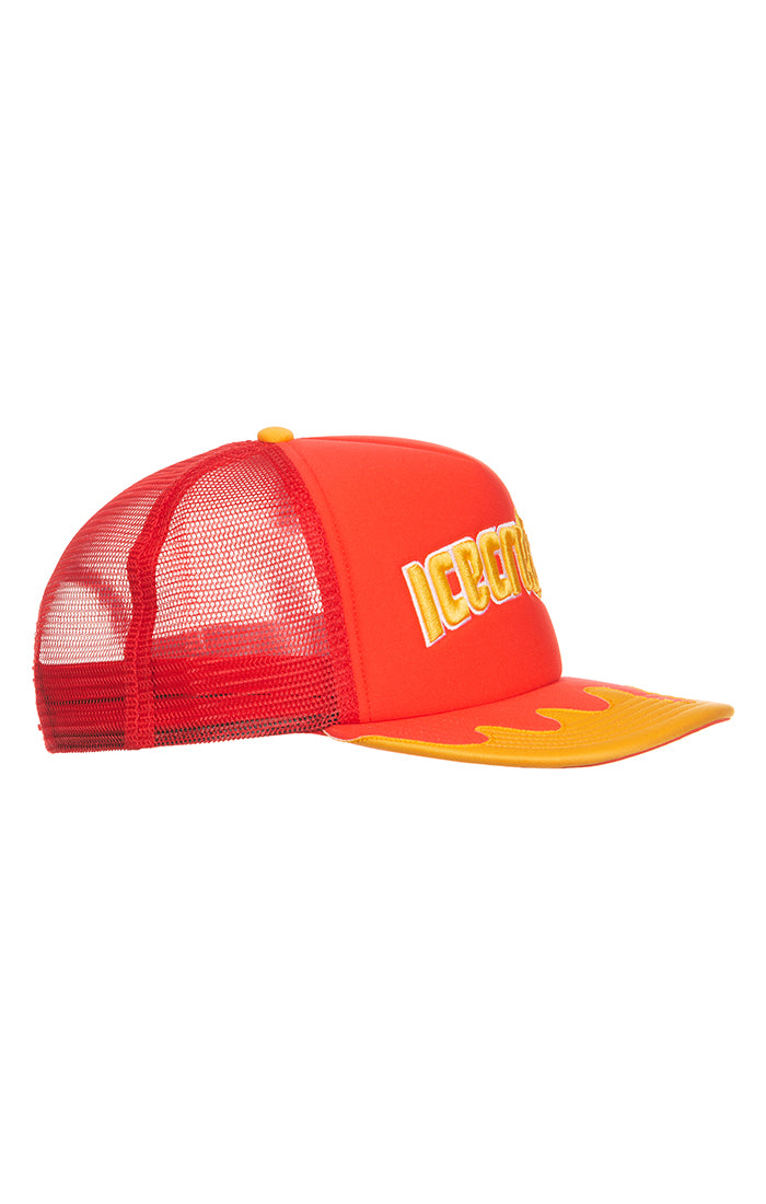 Ice Cream Trucker Hat - Red