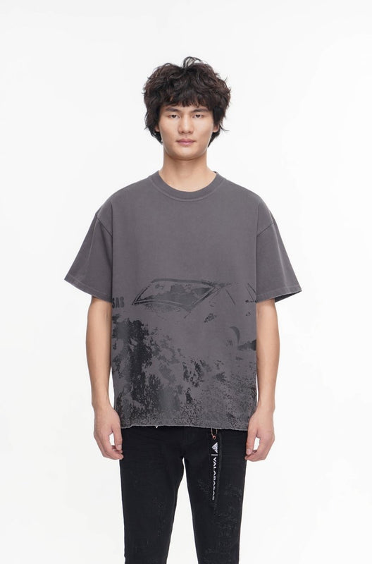 Valabasas Victim Tee Wash T-Shirt - Distressed Finish