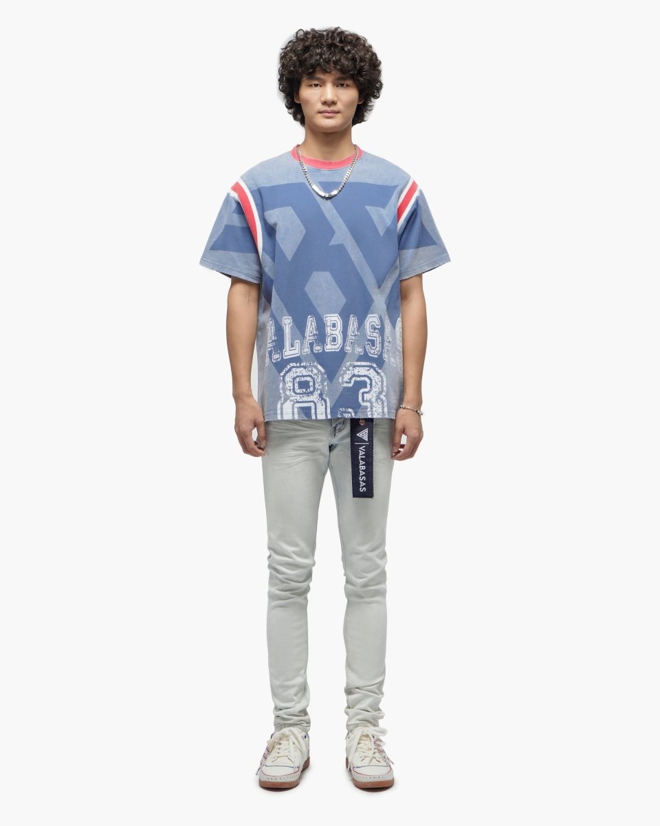 VLBS Athletics Vintage Blue Tee - Valabasas