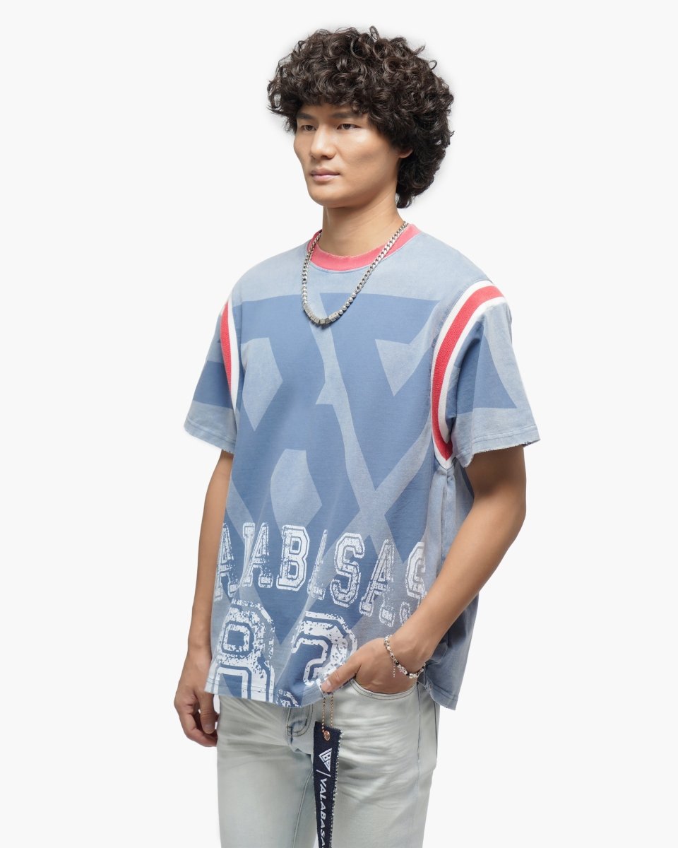 VLBS Athletics Vintage Blue Tee - Valabasas