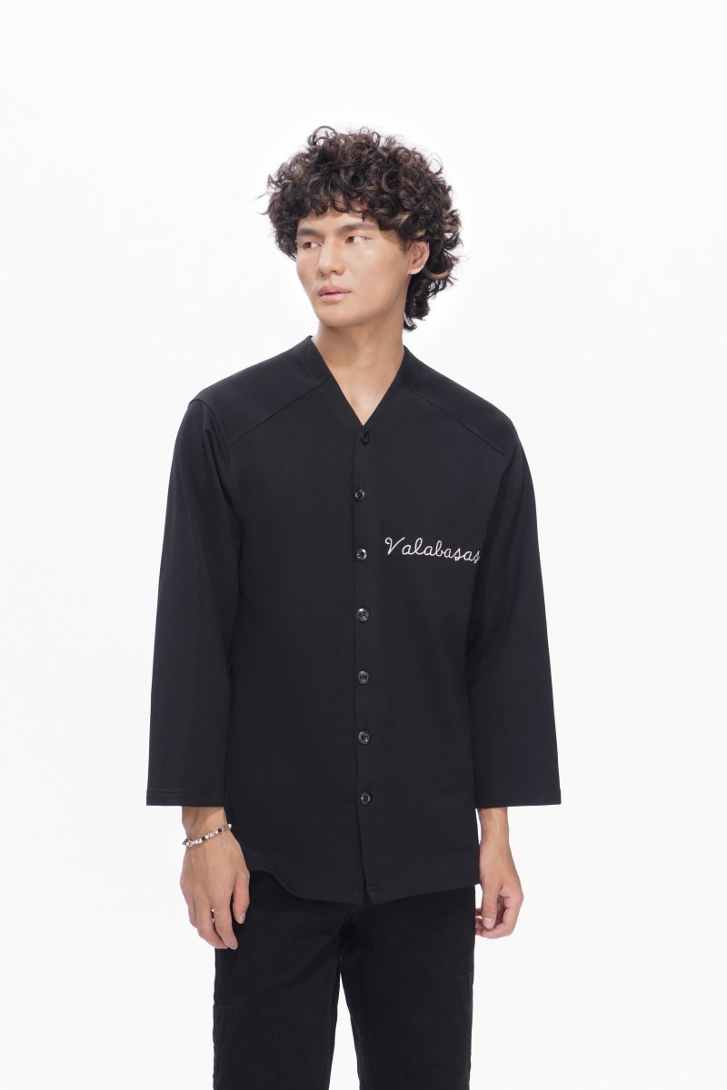 Vow Black Button Down - Valabasas