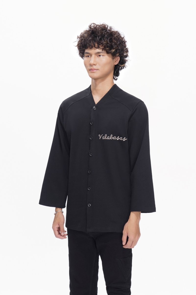 Vow Black Button Down - Valabasas