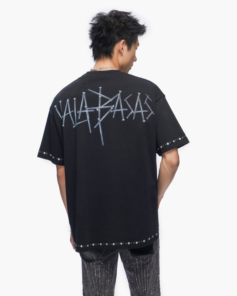 You're Screwed Vintage Black Tee - Valabasas