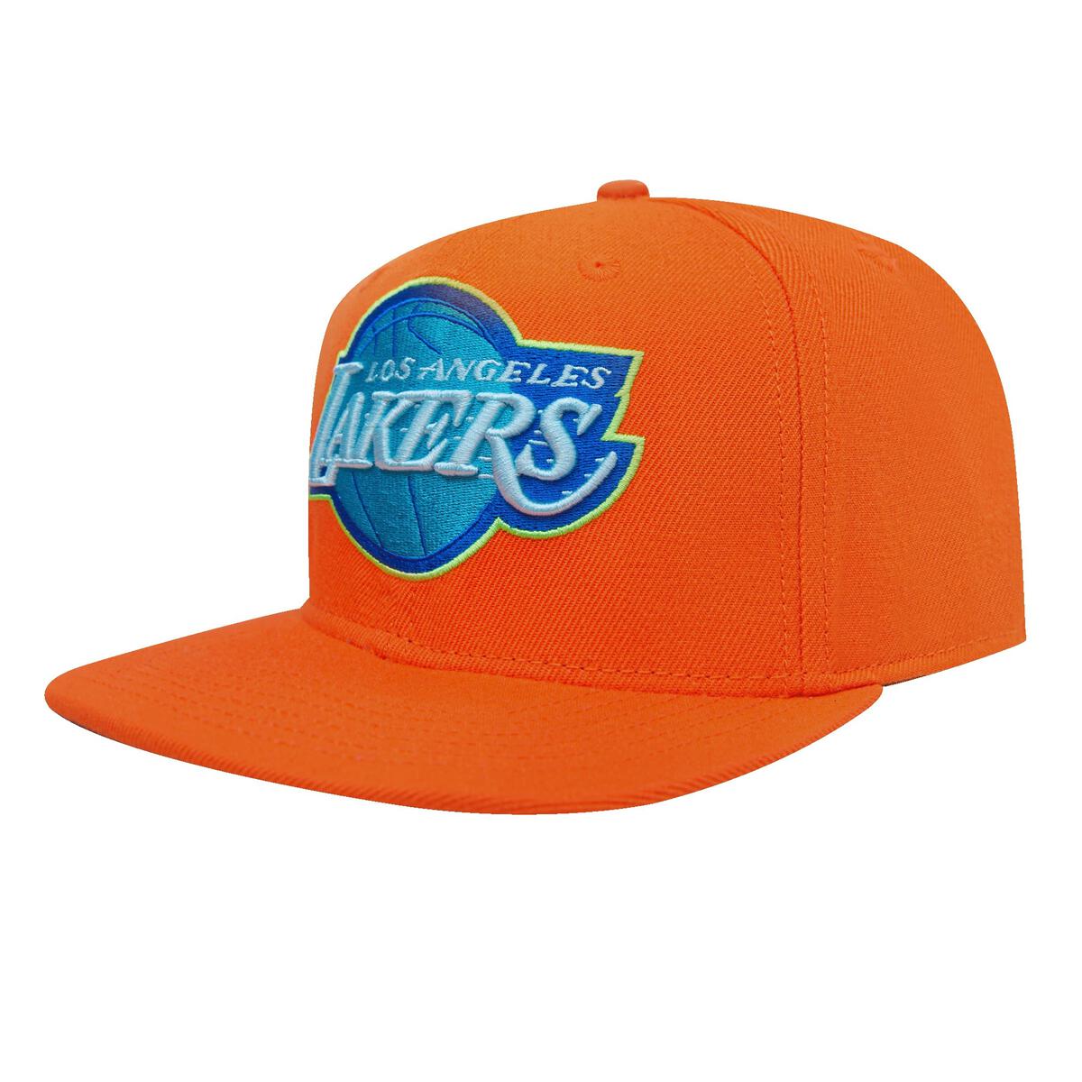 Los Angeles Lakers Neon Wool Snapback Hat