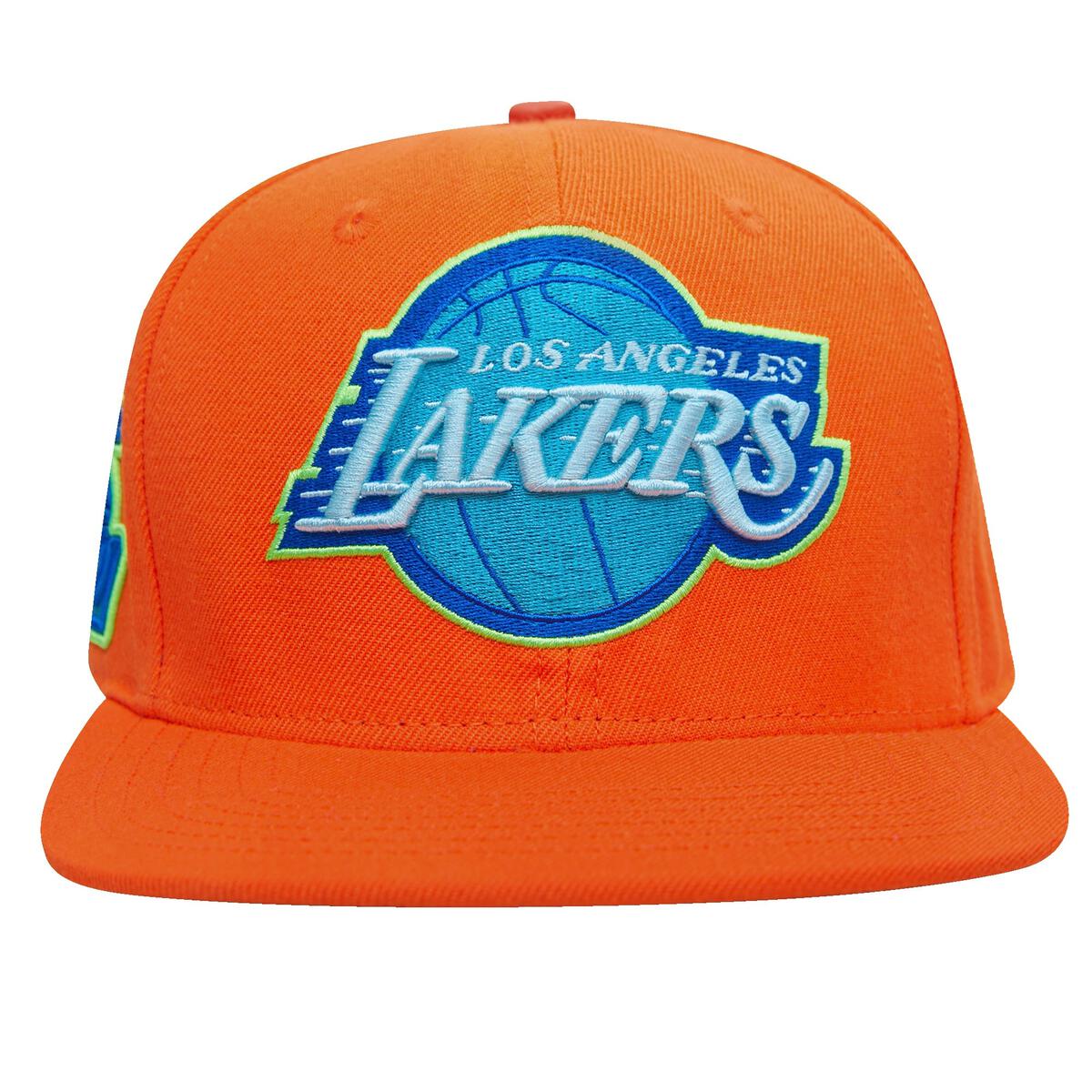 Los Angeles Lakers Neon Wool Snapback Hat