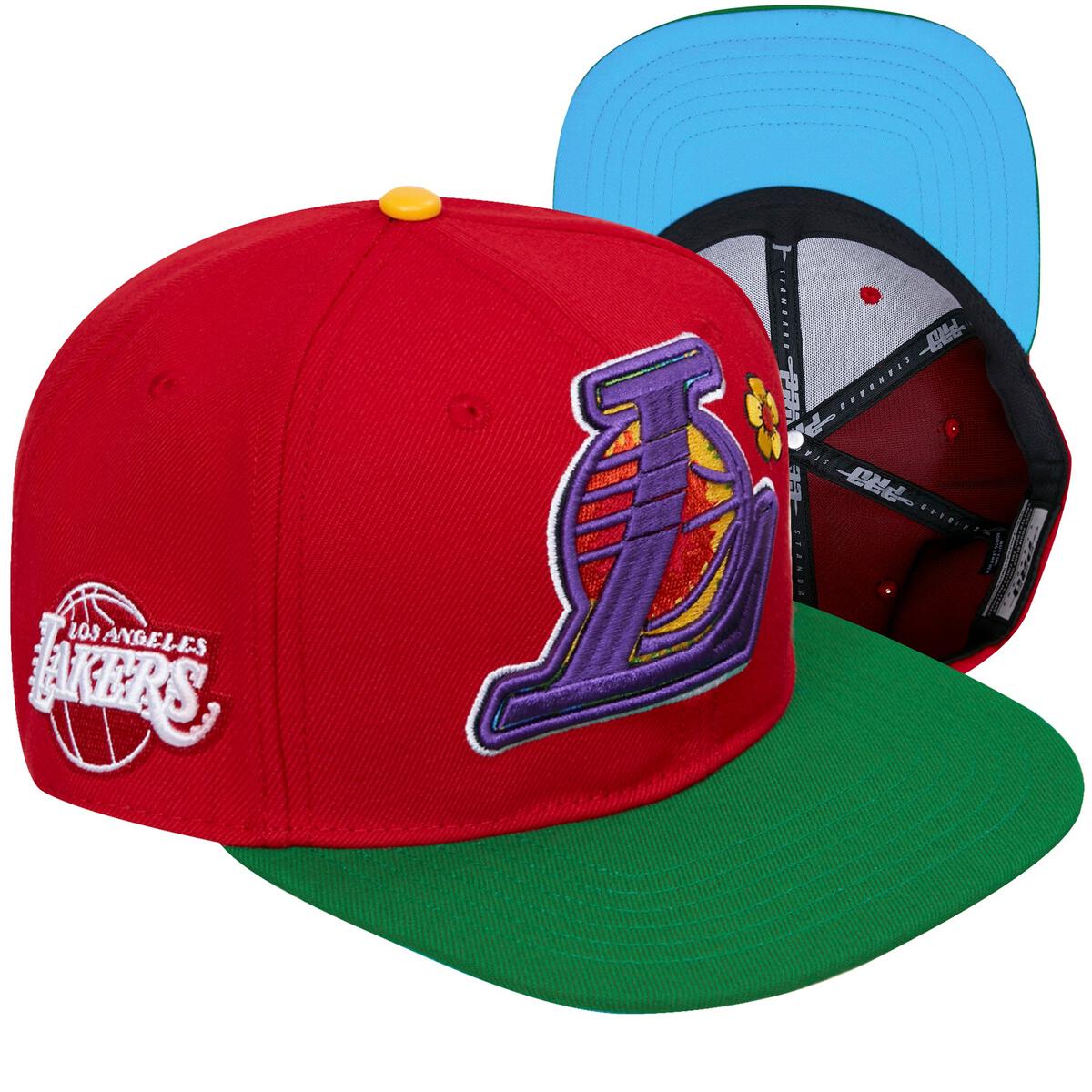 Los Angeles Lakers Trippy TD Wool Snapback Hat