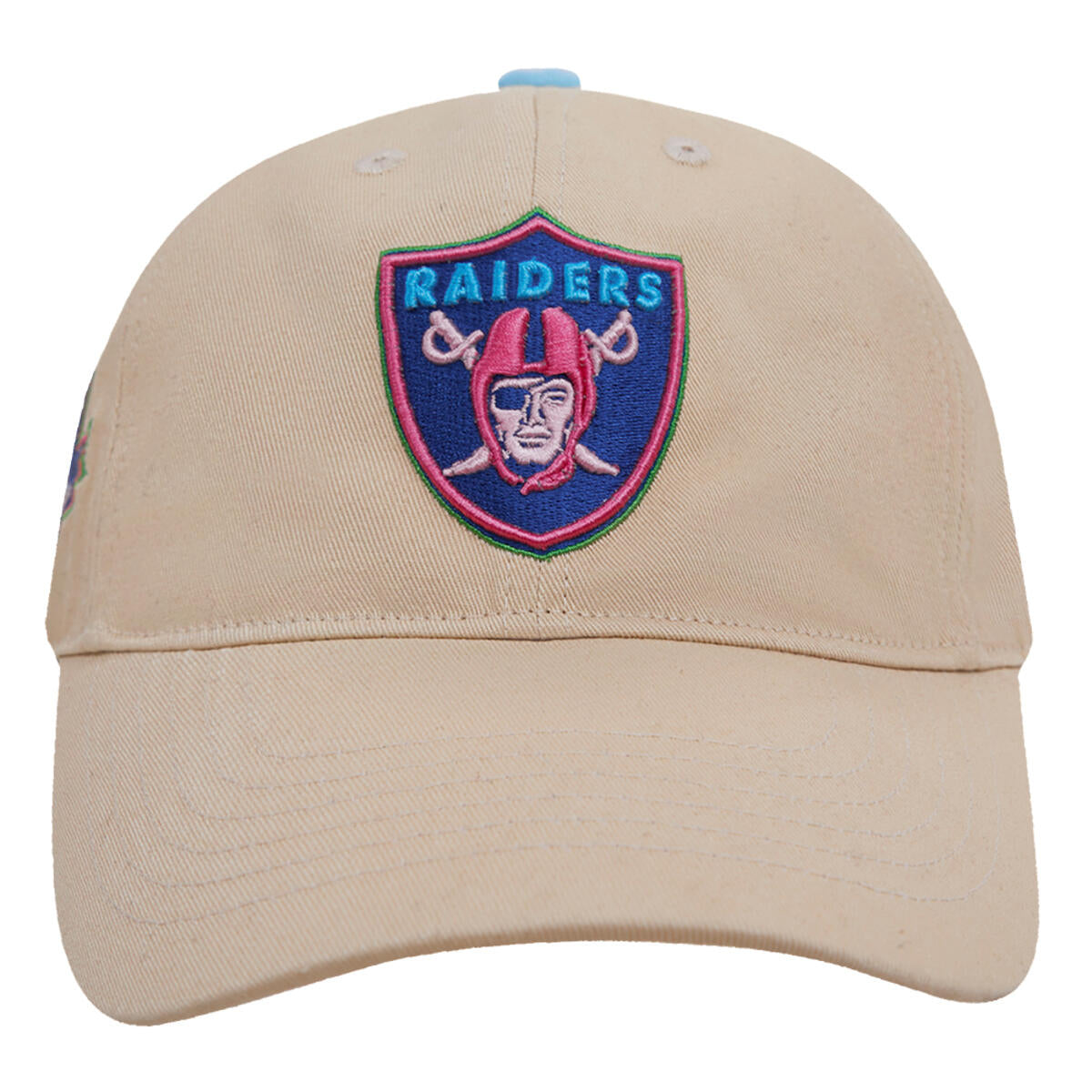 Las Vegas Raiders Neon Dad Hat – Khaki