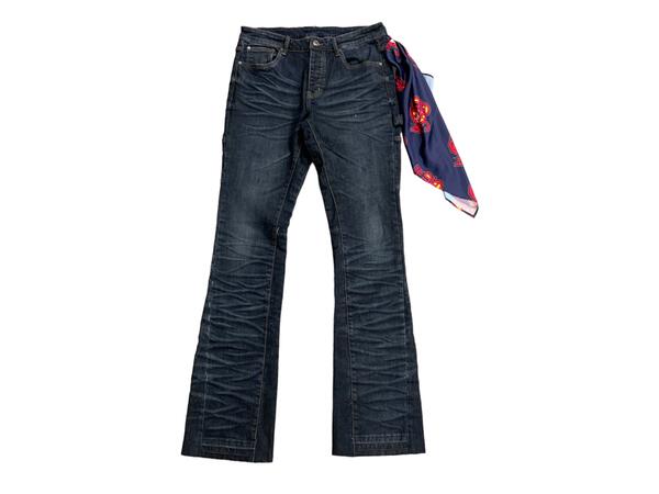NEW FIELDS DENIM STACKED -DIRTY GREY WASH