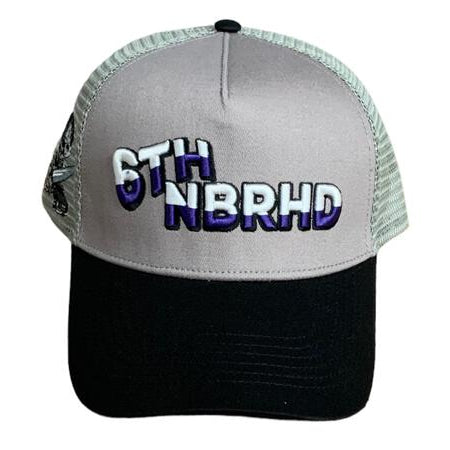 6Th Nbrhd Logo Snapback Hat - Mesh
