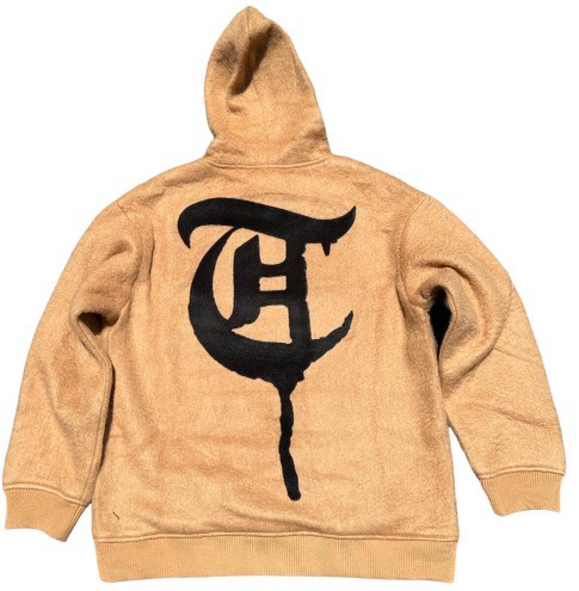 TC-23-511 "WOLFFUR" HOODIE BROWN