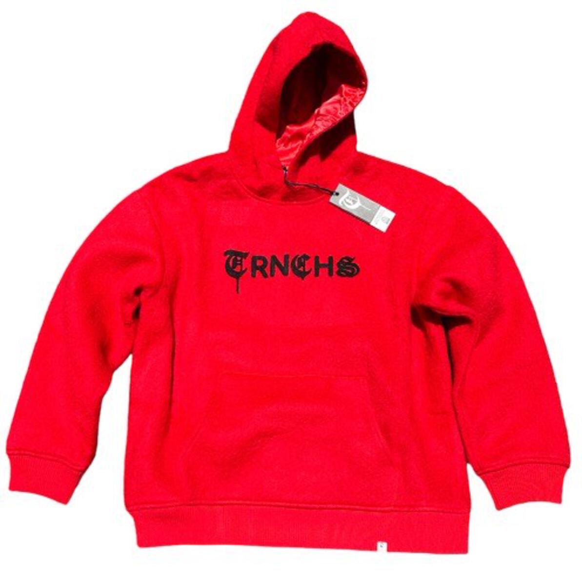 TC-23-511 "WOLFFUR" HOODIE RED