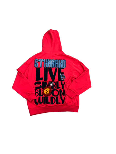 6TH-F2103 "WILD BLOOM" HOODIE