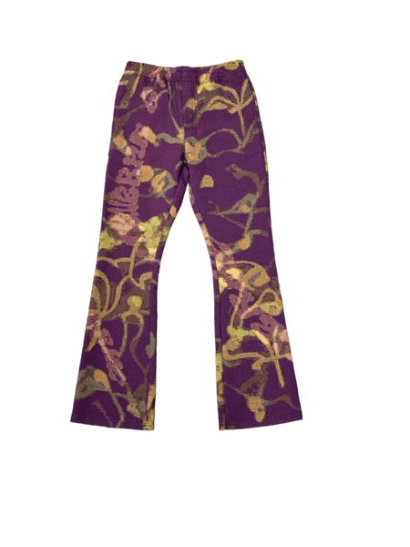 6TH-P2002 "FLOWAS" STACKED PANTS