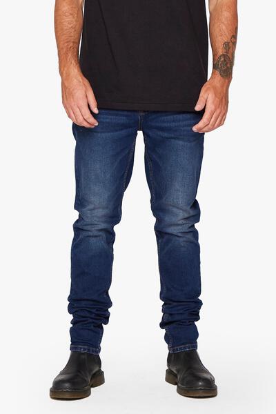 ANM001SK ANOM SKINNY FIT "ALPHA"-BLU.WASH