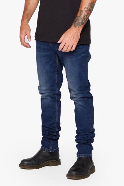 ANM001SK ANOM SKINNY FIT "ALPHA"-BLU.WASH