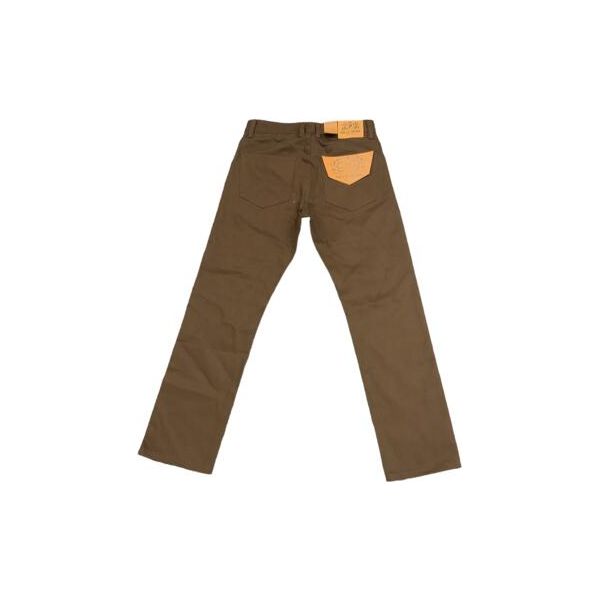 HAJJI DENIM - Men's Non-Stretch Twill - BROWN