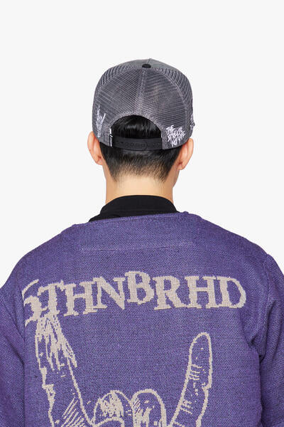 6Th Nbrhd Logo Snapback Hat - Mesh