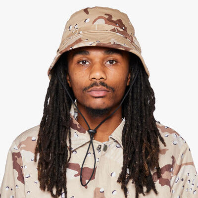 6Th Nbrhd Camo Bucket Hat - Bungee Cord