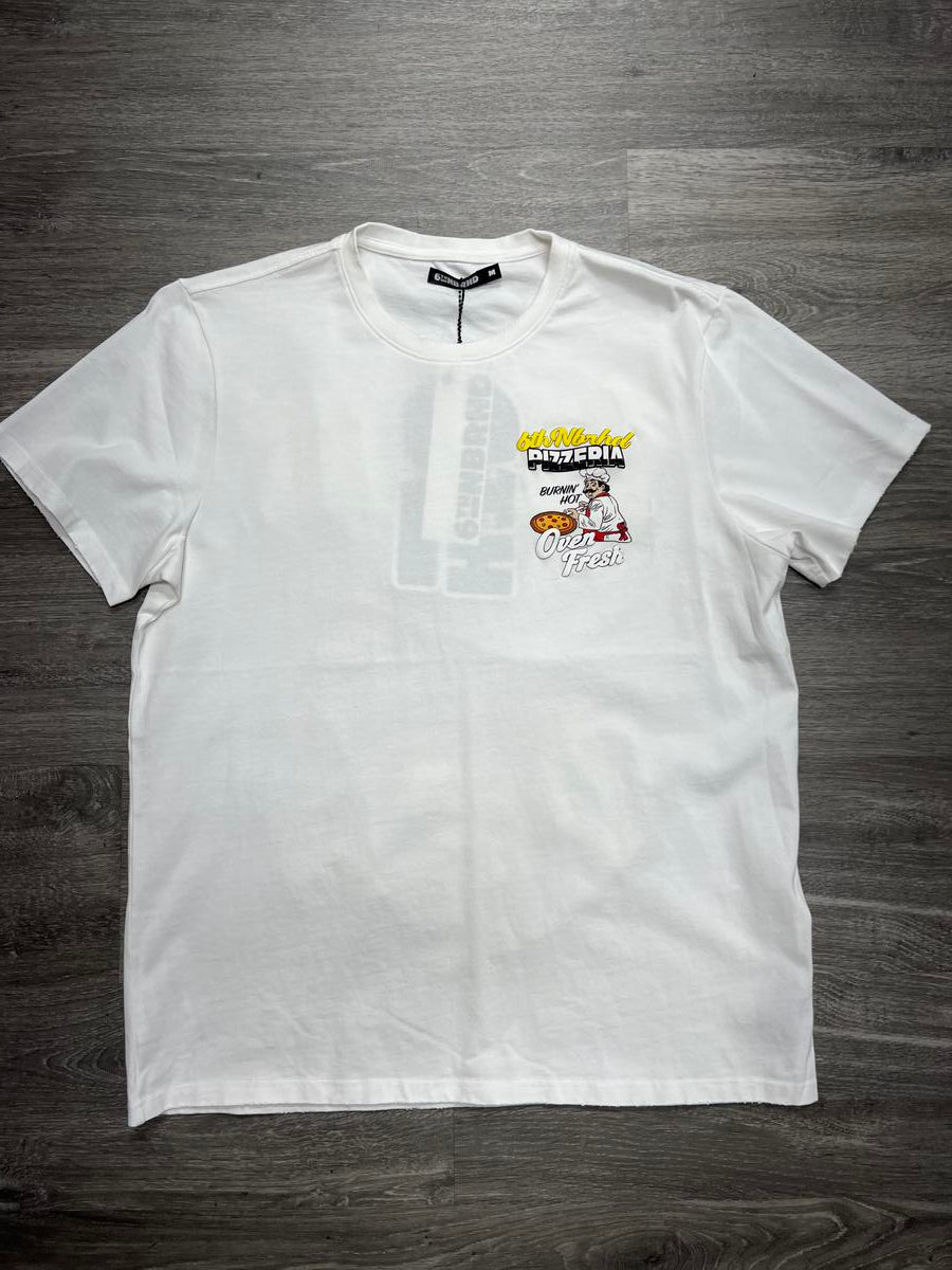 6TH-T2701 "OVEN FRESH" TEE-WHITE