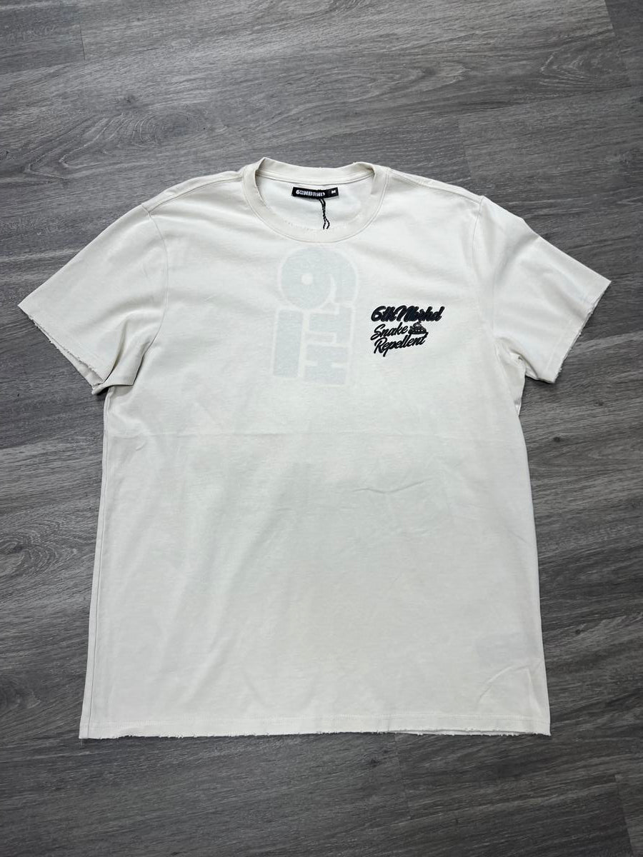 6TH-T2801 "SNAKE REPELLENT" TEE - CREAM